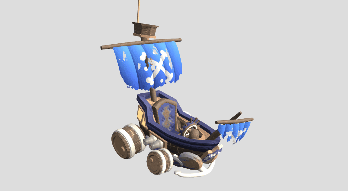 Pirateship cart portfolio piece by Horemans Jarne